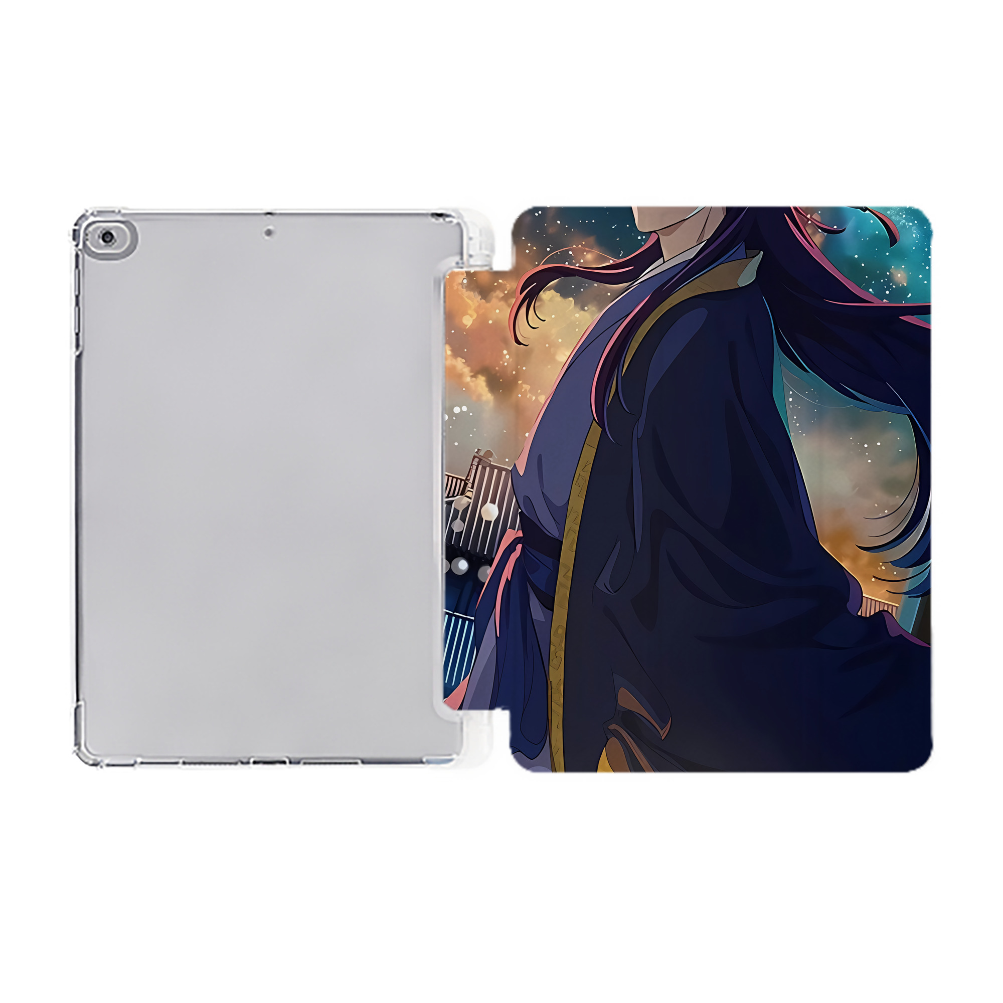 （画像用） 薬屋のひとりごと The Apothecary Diaries IPad ケース ペン収納付き 三つ折りスタンド PUレザー×シリコン 対応機種9.5/10.5/10.9インチ
